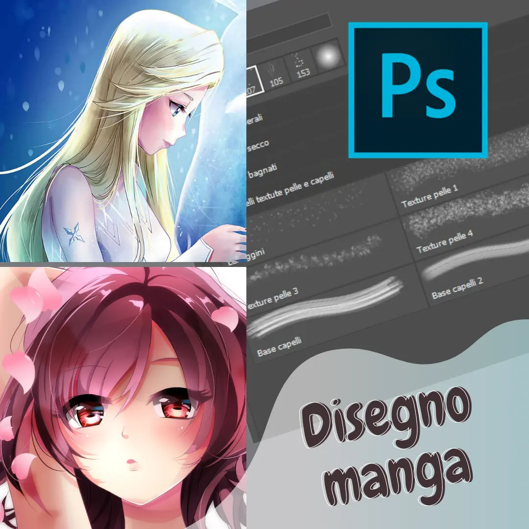set pennelli adobe photoshop set completo