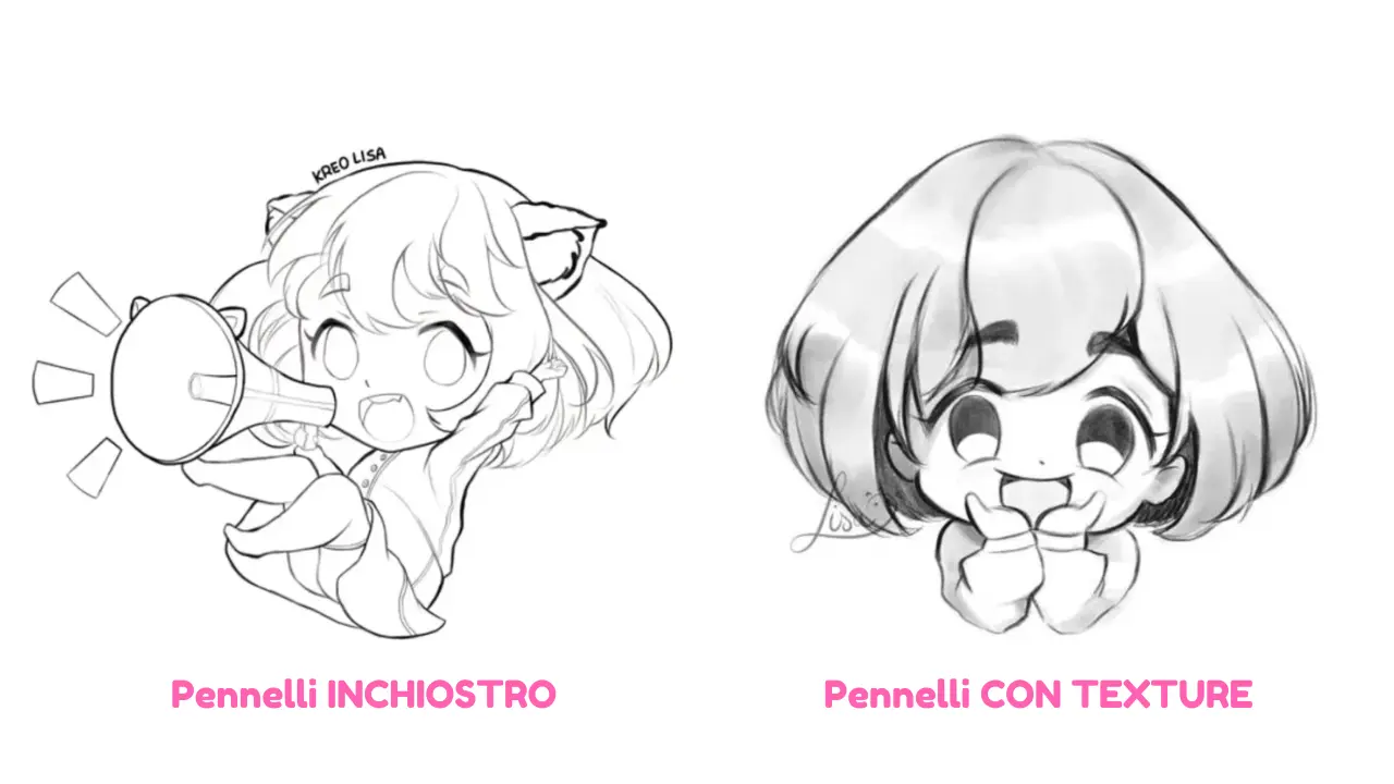 pennelli adatti alla lineart - kreolisa